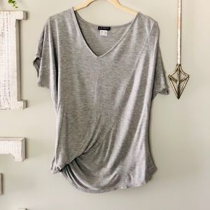 Grey V Neck tee